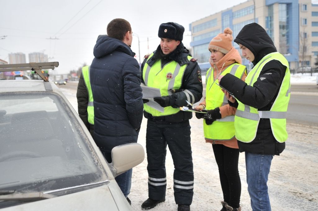 В Татарстане на помощь автоинспекторам пришел «студенческий десант»