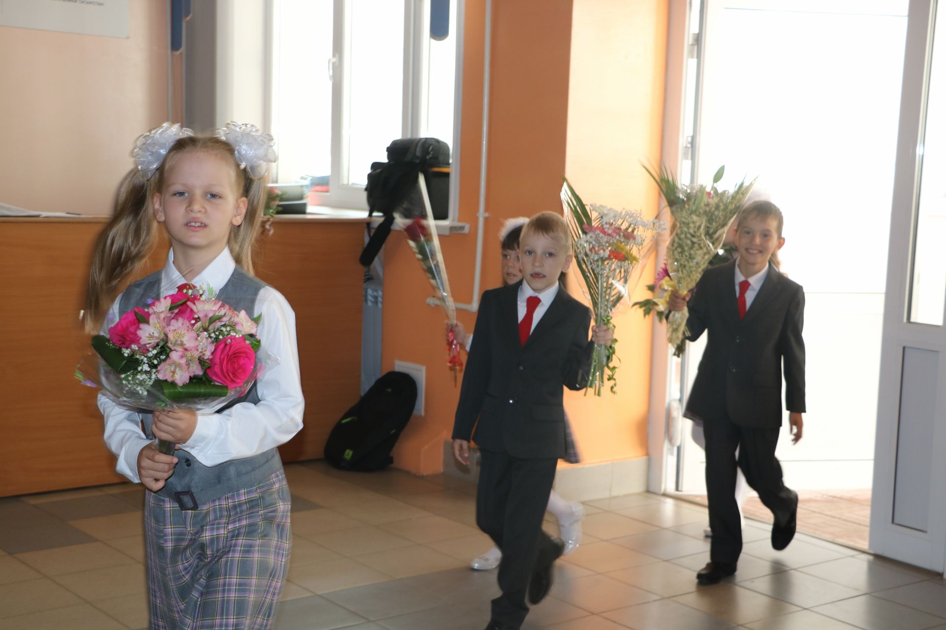 Первый раз в первый класс, день знаний в Лениногорске