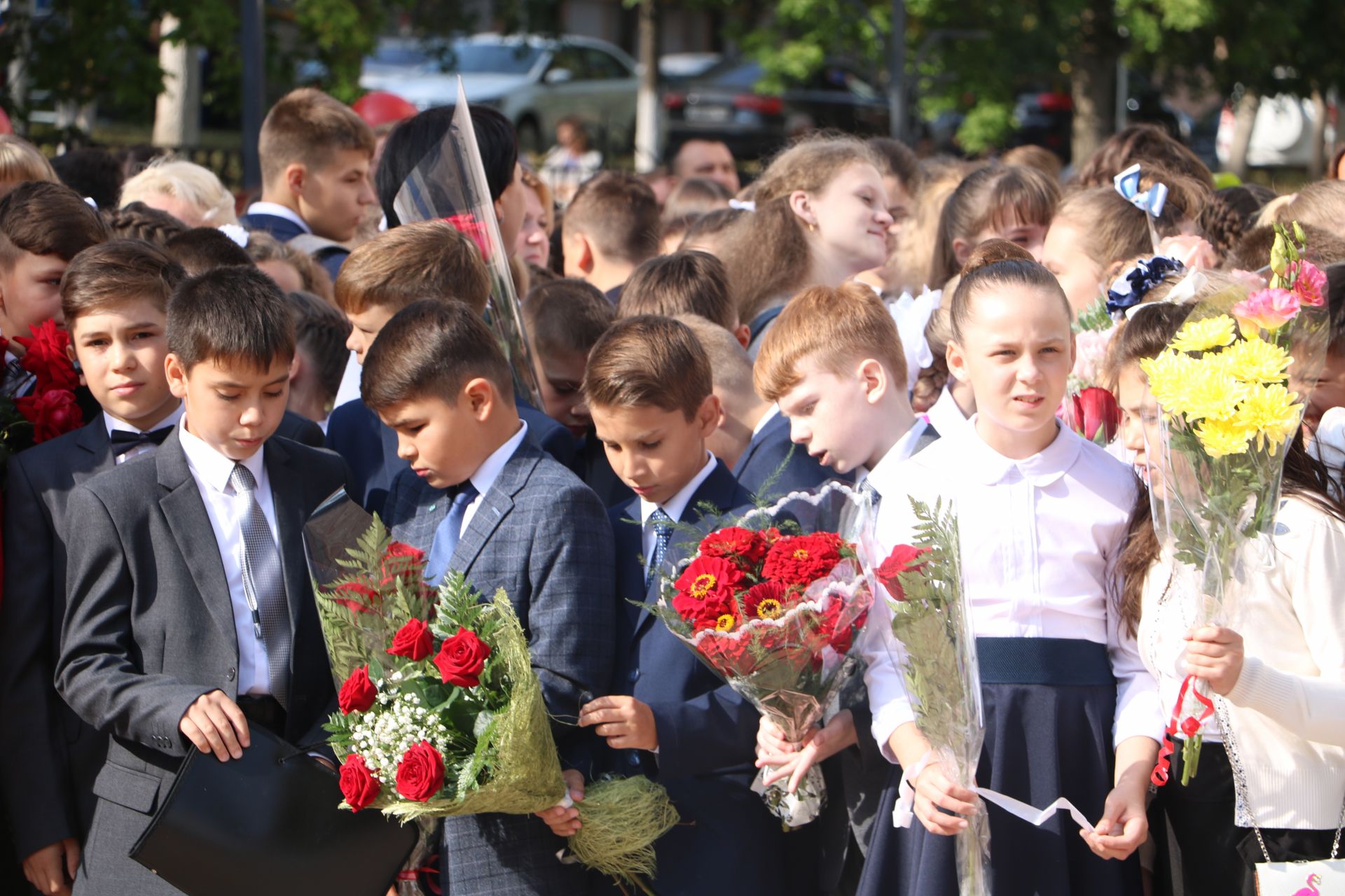 Первый раз в первый класс, день знаний в Лениногорске