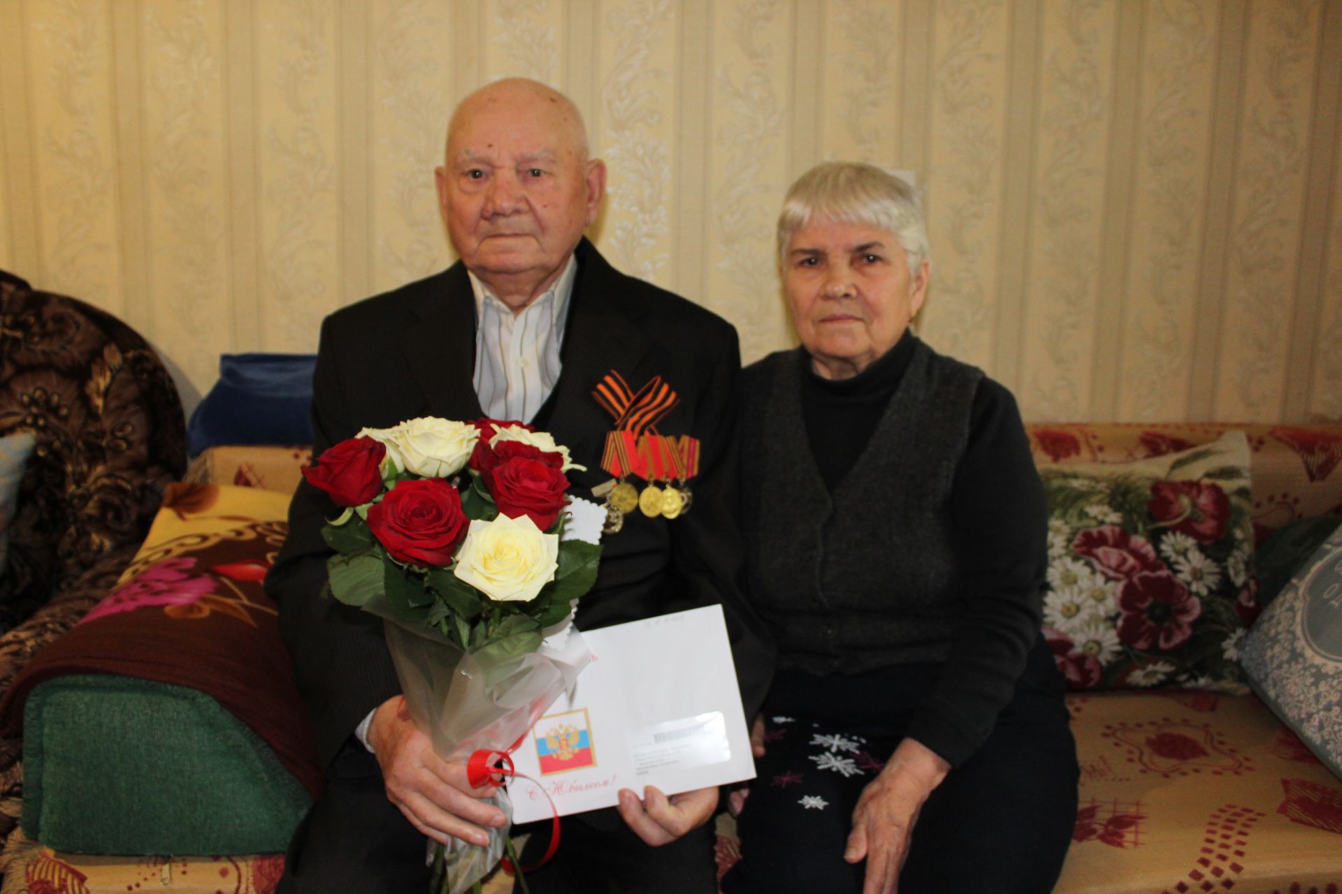 В Лениногорске ветеран войны отметил свое 90-летие