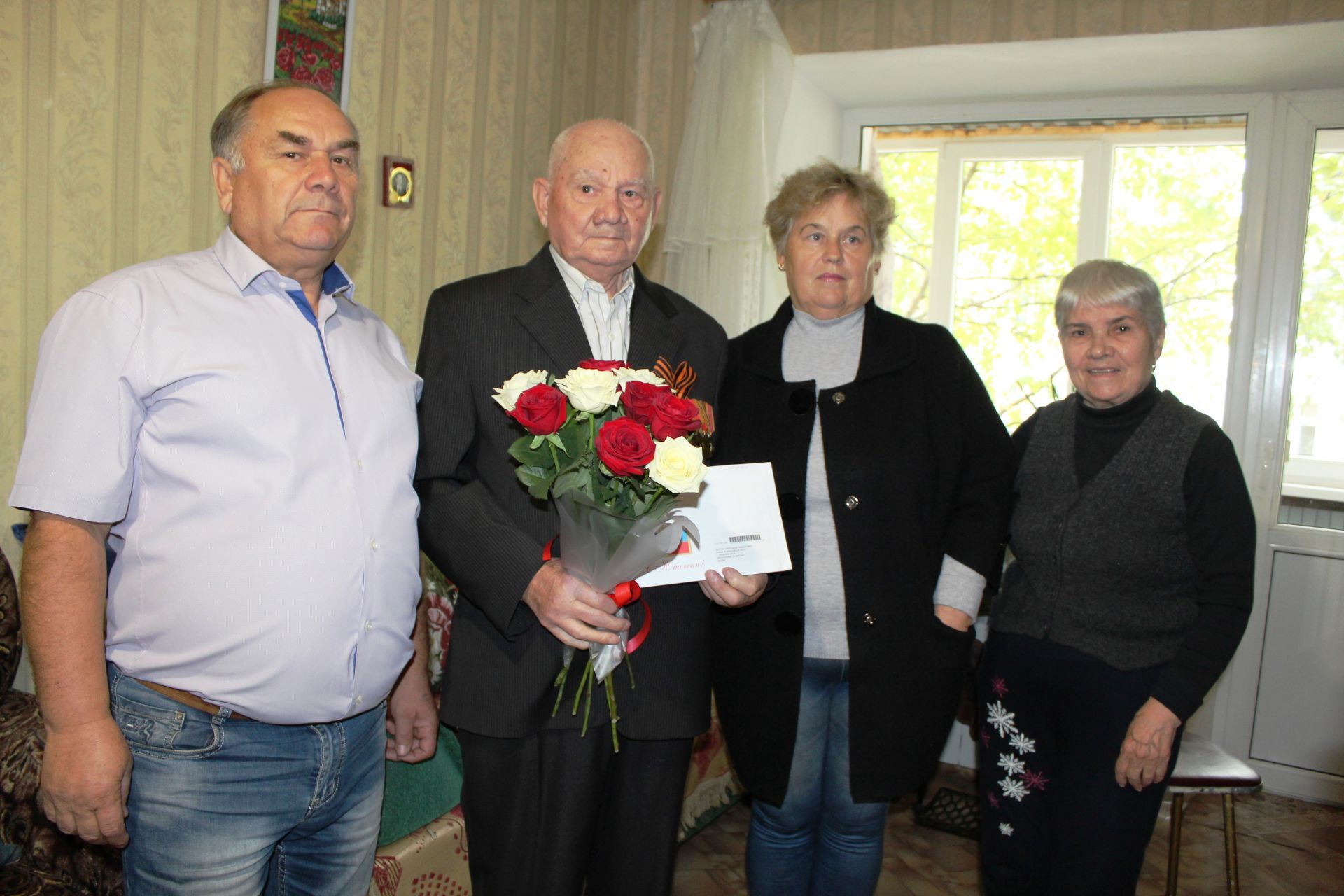 В Лениногорске ветеран войны отметил свое 90-летие