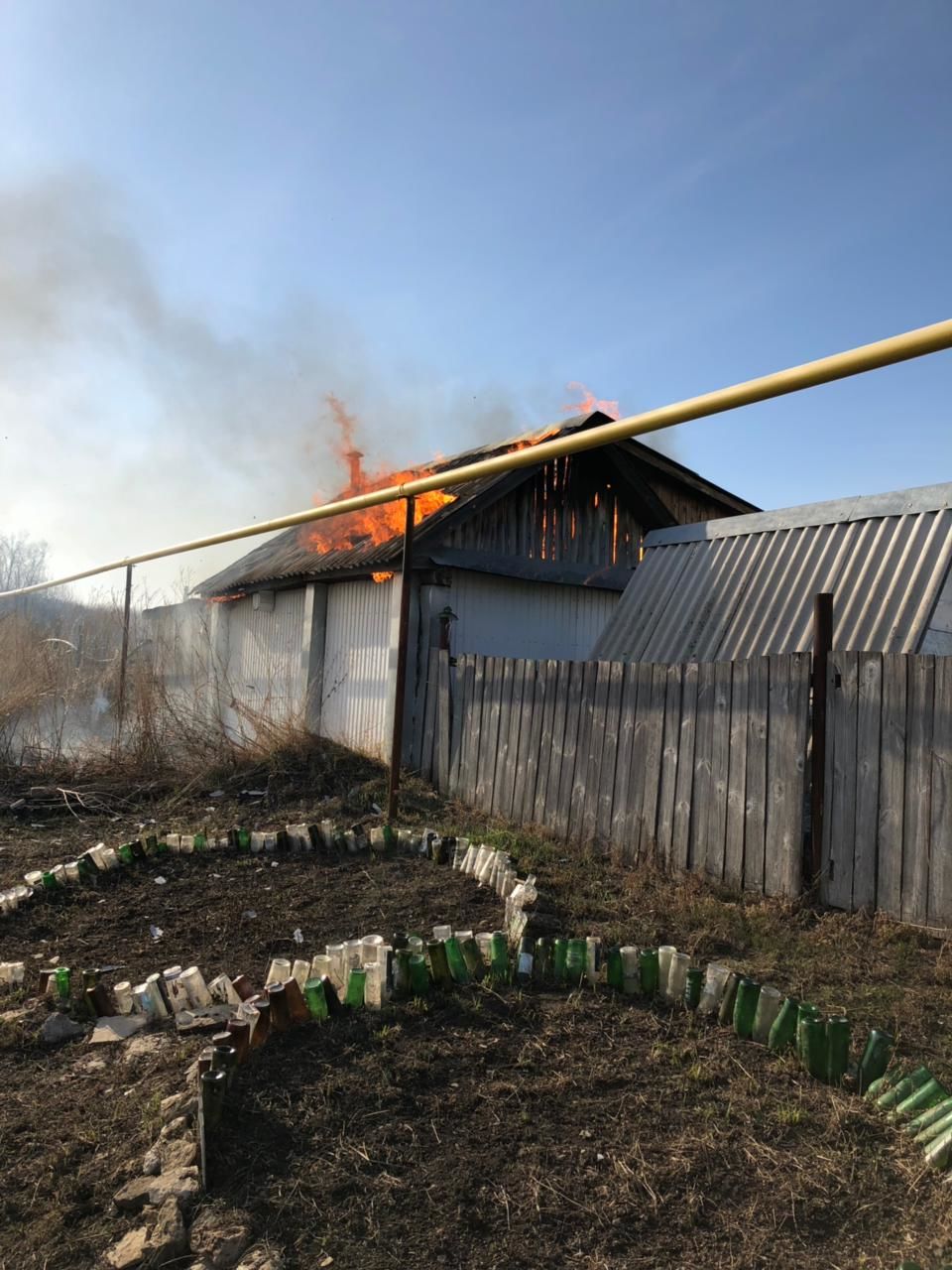 Три пожара за три дня произошло в Лениногорском районе