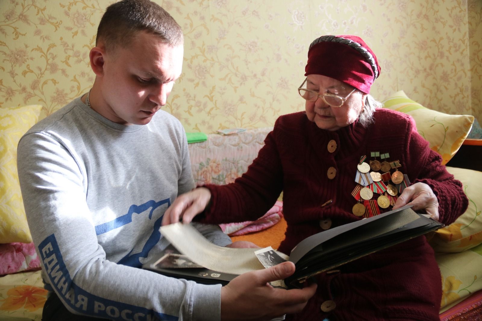 27 января блокадница Ленинграда Радия Гараева приняла в гостях лениногорцев