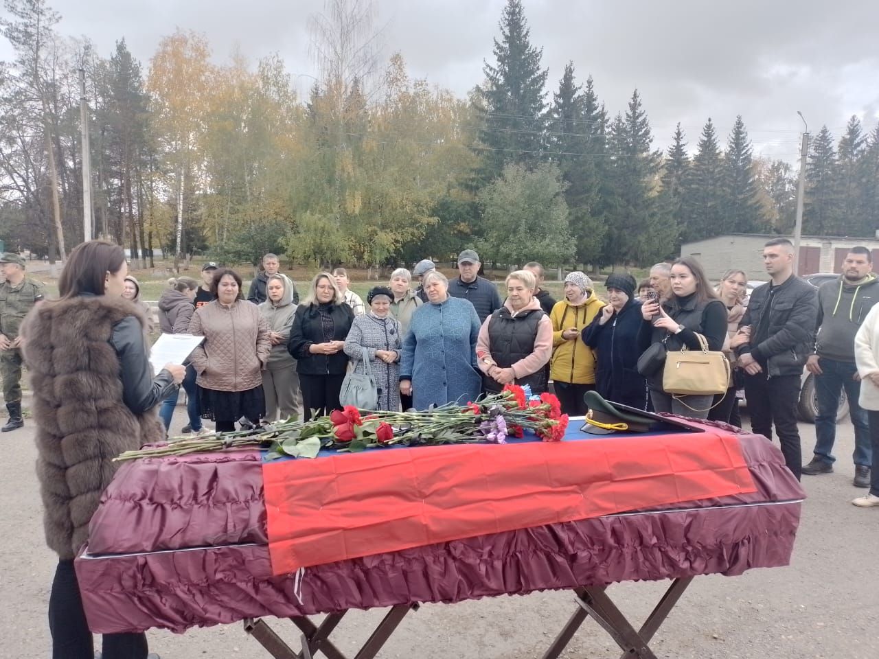 В Лениногорске простились с погибшим в СВО земляком