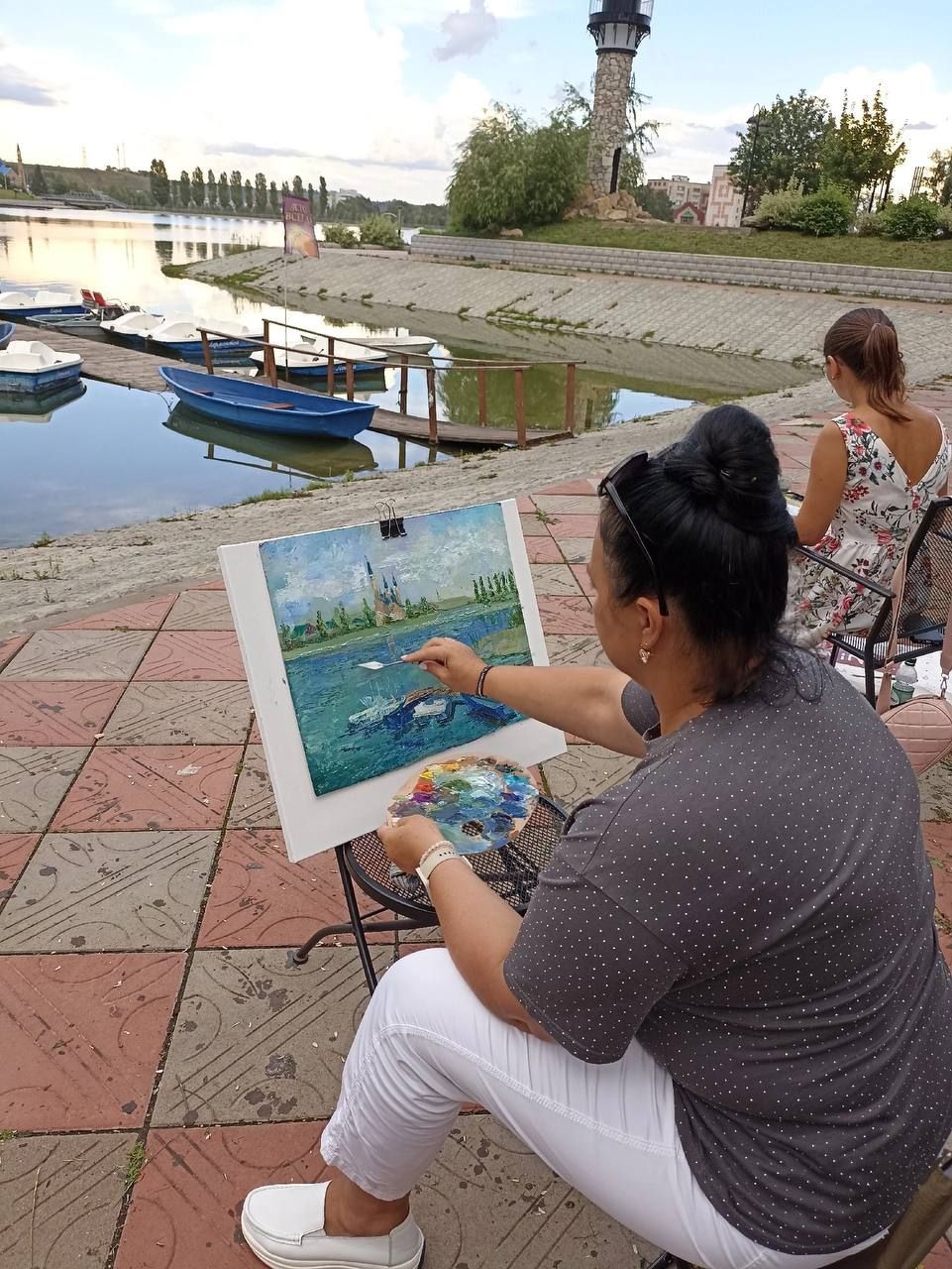 В Лениногорске проходит пленэр художников