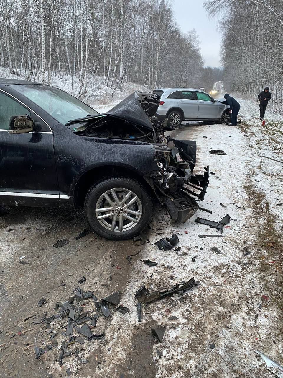В Альметьевском районе произошло смертельное ДТП с участием 6 автомобилей
