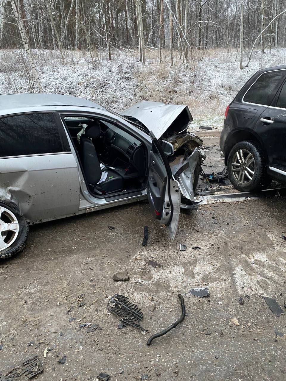 В Альметьевском районе произошло смертельное ДТП с участием 6 автомобилей