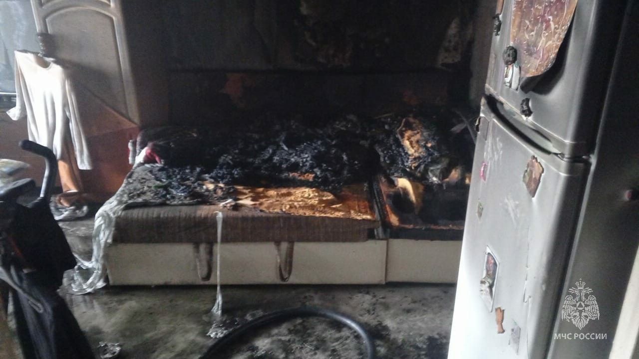 Трагедия в Бугульме: на пожаре в жилом доме погиб мужчина