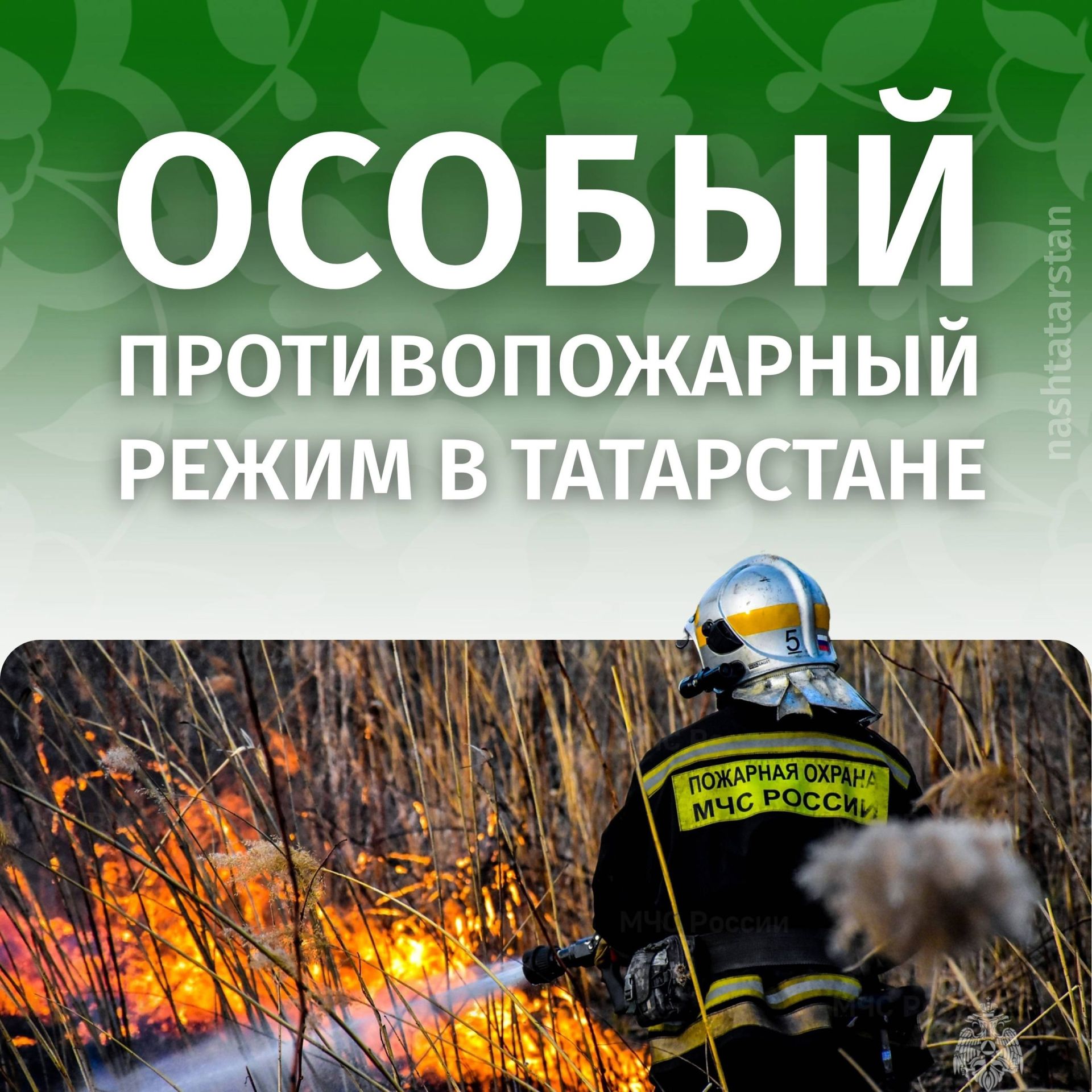 С 14 апреля по 11 мая в Татарстане введен противопожарный режим