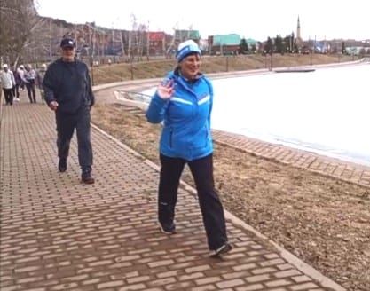 В Лениногорске прошла акция «10 000 шагов к здоровью»