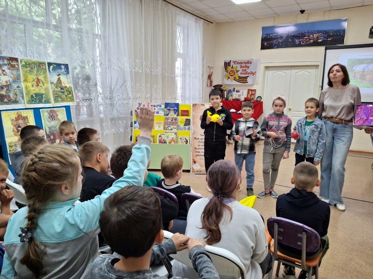 В Лениногорске дети отметили день рождения А.С.Пушкина