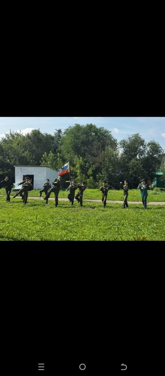 В Лениногорске в детском оздоровительном лагере прошли патриотические игры