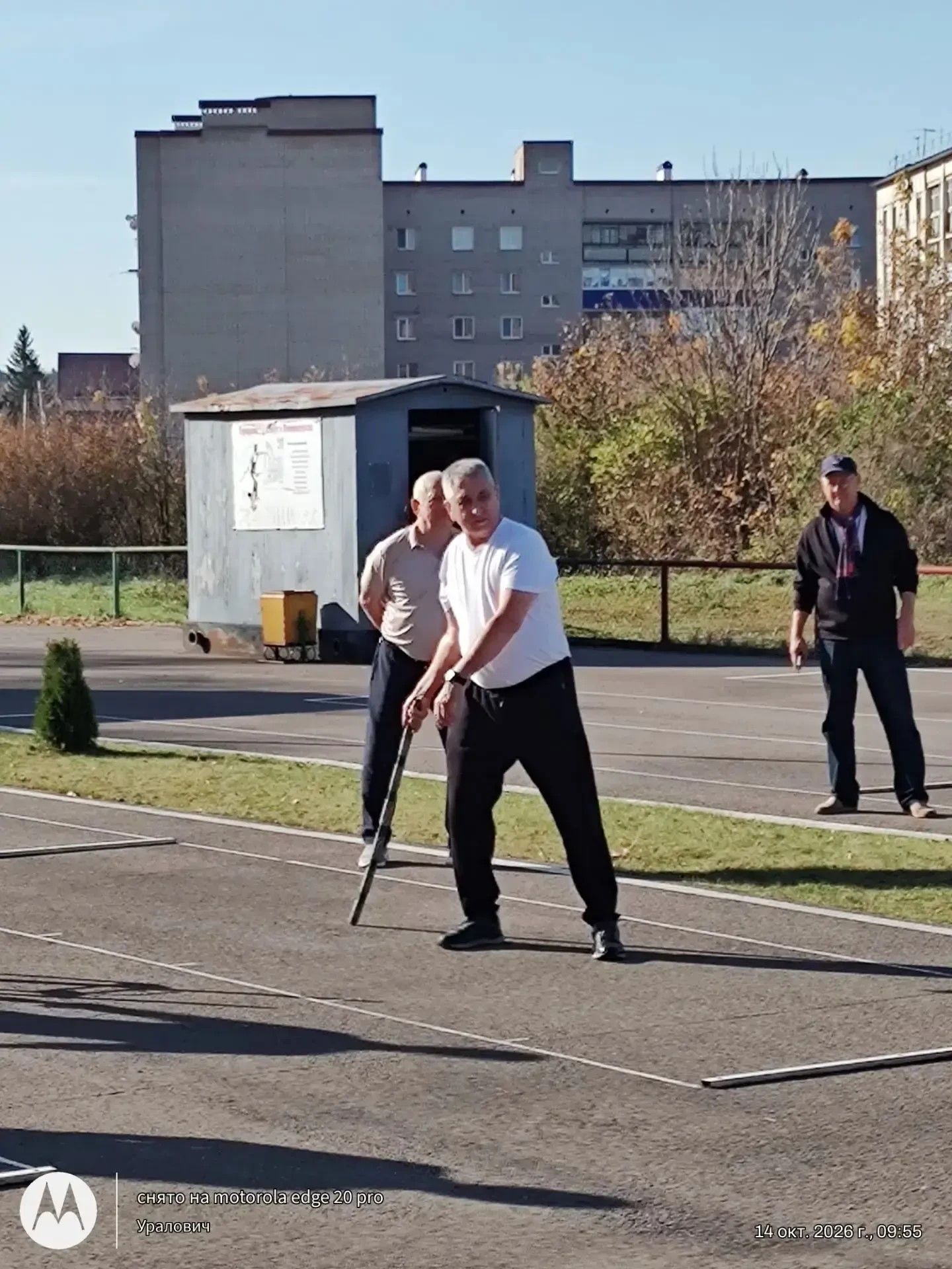 В Лениногорске на стадионе «Юность» состоялось соревнование в городки
