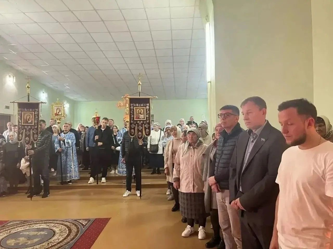 В Лениногорском районе в храме состоялась Божественная литургия