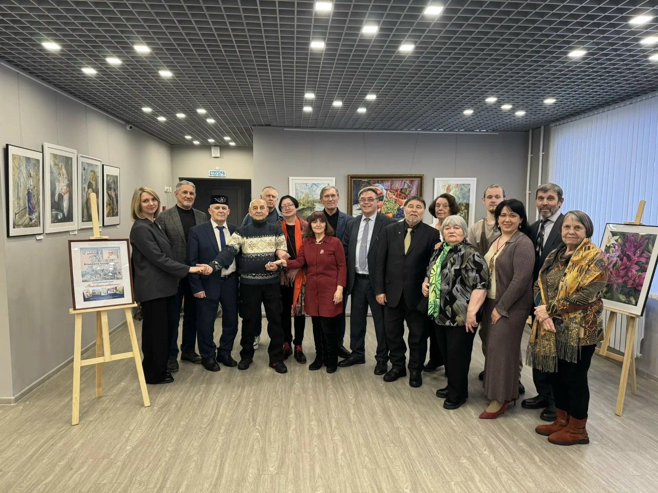 В Лениногорске открылась выставка известного акварелиста Владимира Кондратенко
