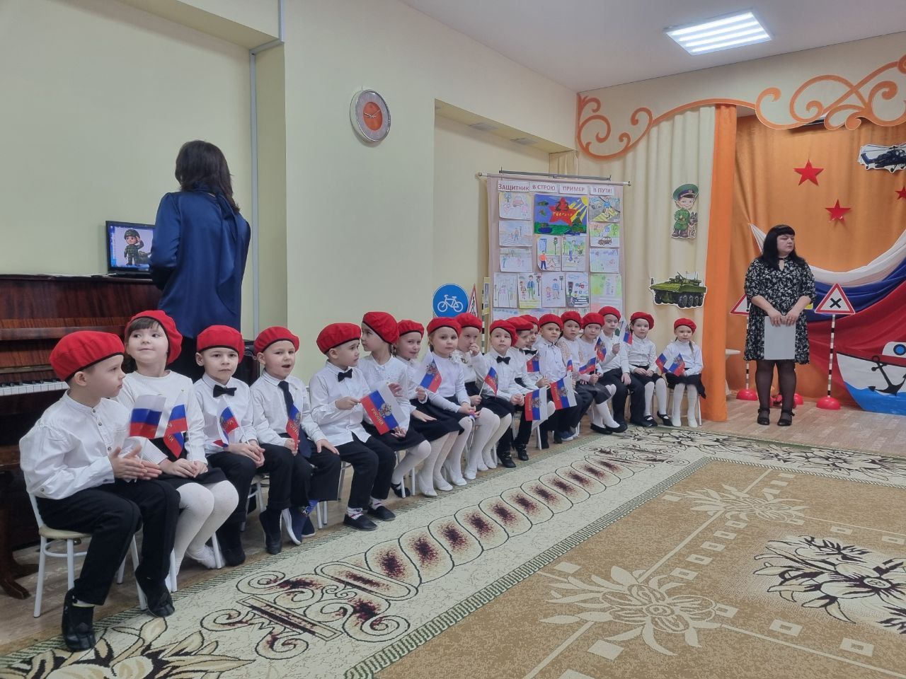 В детском саду № 16 Лениногорска отметили День защитника Отечества мероприятием безопасности