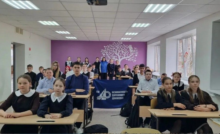 Уроки по безопасности дорожного движения прошли в Лениногорском районе