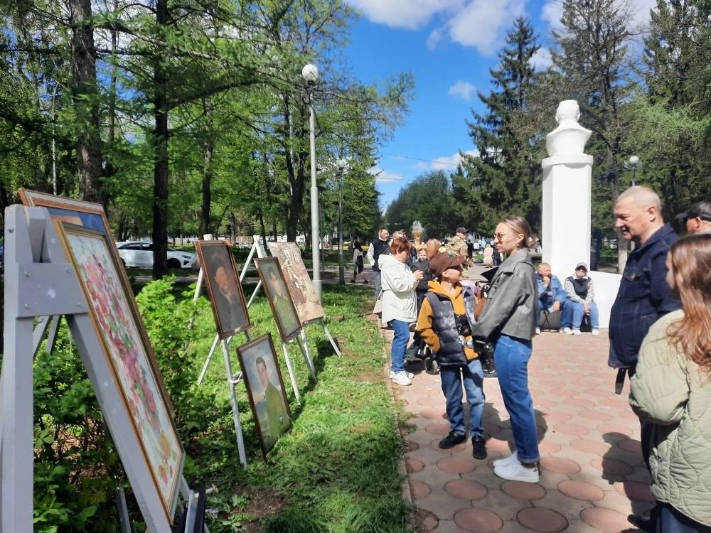В Лениногорске празднование  9 мая проходило на нескольких площадках города
