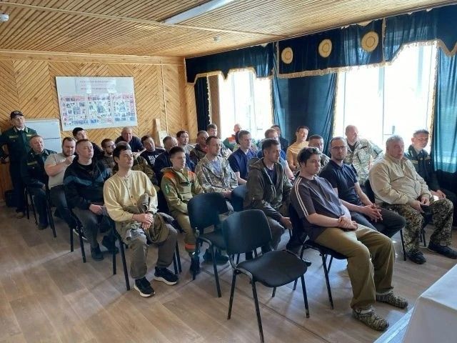 В Лениногорском лесничестве прошли коллективные тренировки по лесоустройству