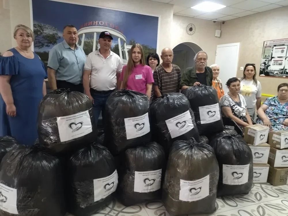 Жители Лениногорского дома-интерната отправили гумпомощь на СВО