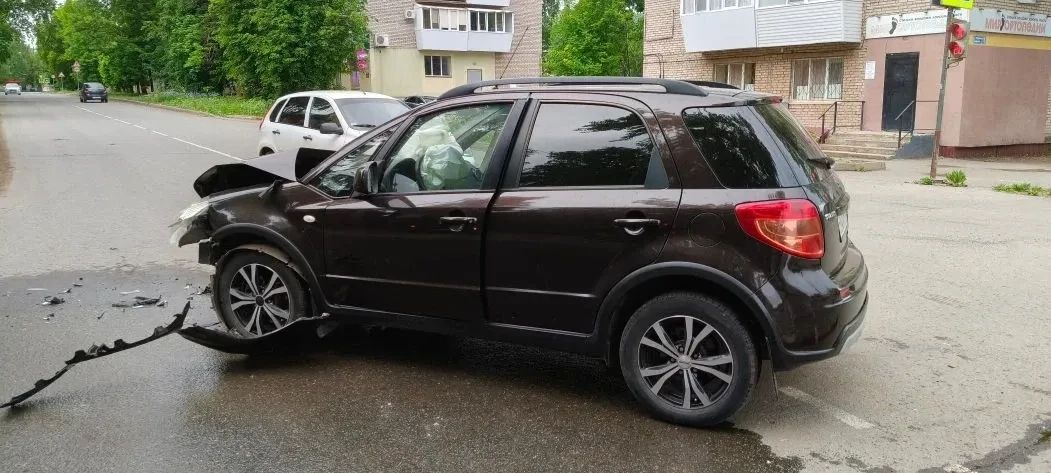 В Лениногорске в результате аварии серьезно пострадала пассажир машины