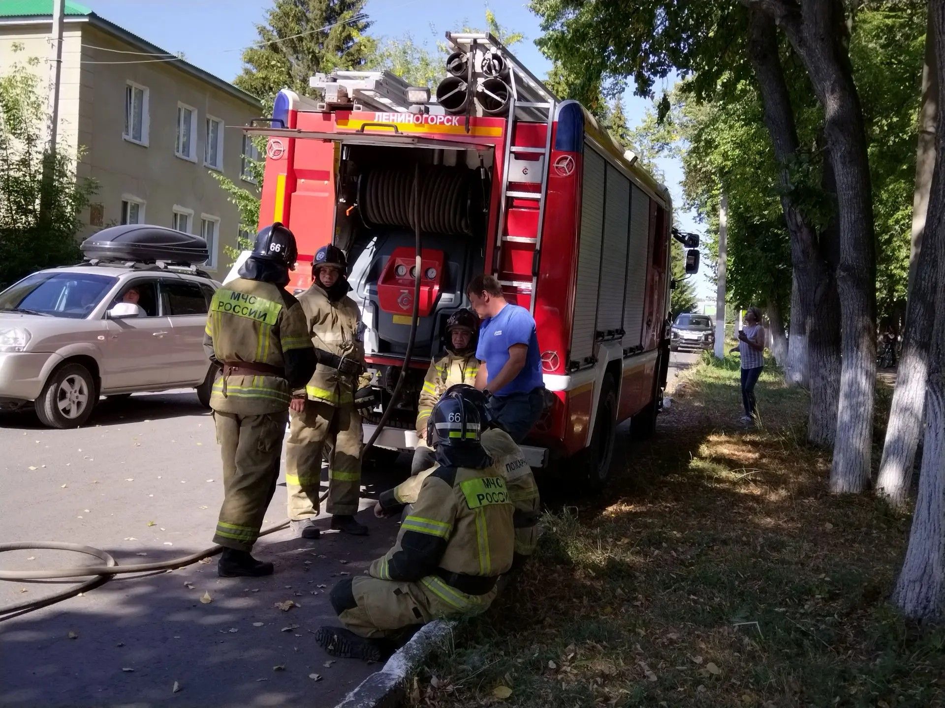 На территории Лениногорского района проводятся рейды по выявлению нарушений противопожарного режима