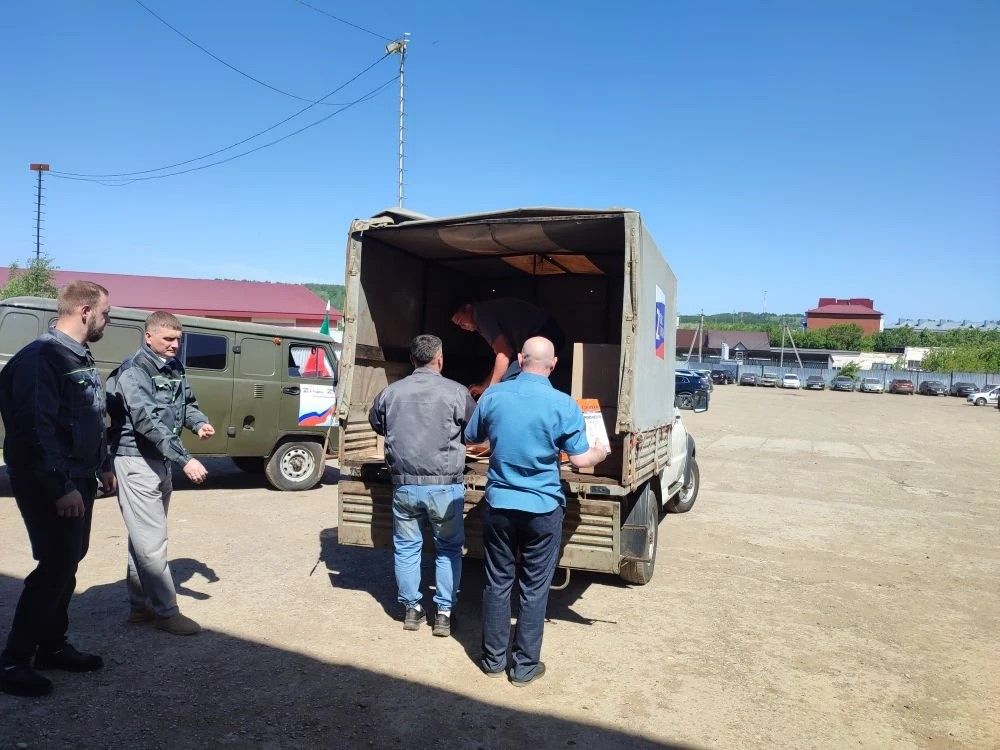 НТК «Альянс» Лениногорска отправил на СВО еще одну большую партию гумгруза
