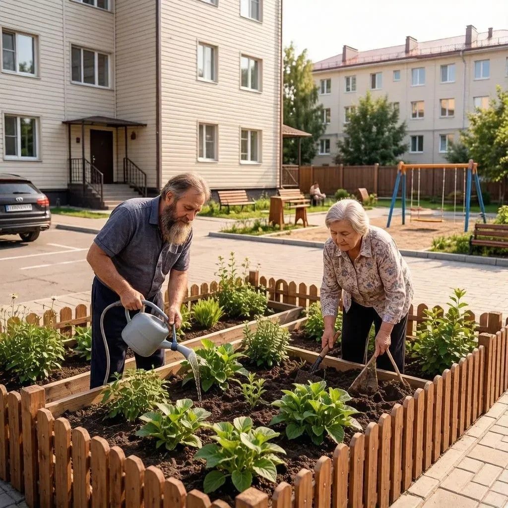 В Лениногорске самовольные грядки у многоэтажек могут признать нарушением