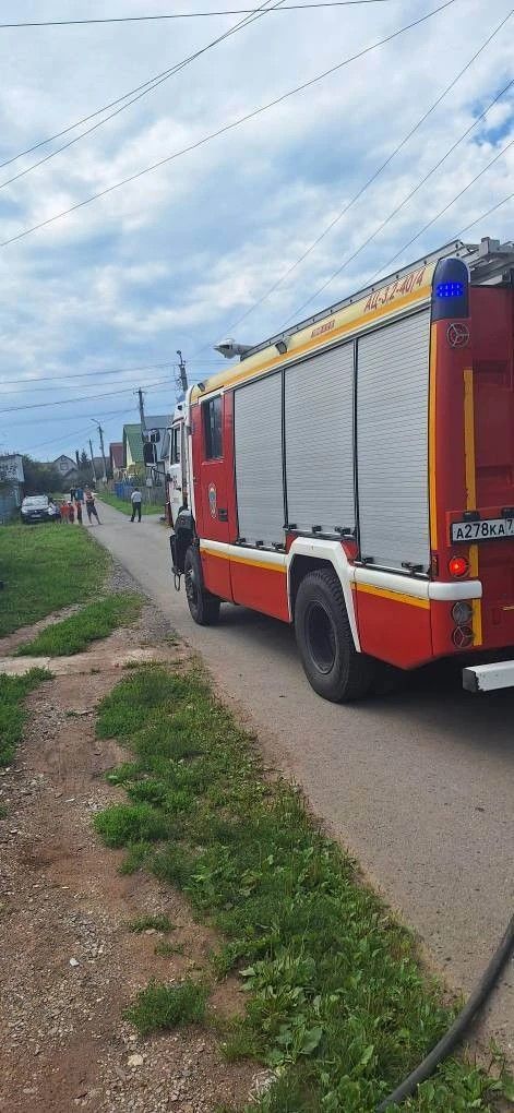 В Лениногорске при пожаре в гараже получил ожоги 2-ой степени местный житель