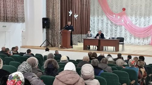 На сходах в лениногорских селах обсуждаются вопросы благоустройства территорий