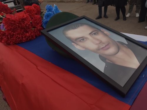 В Лениногорске простились с погибшим в СВО земляком