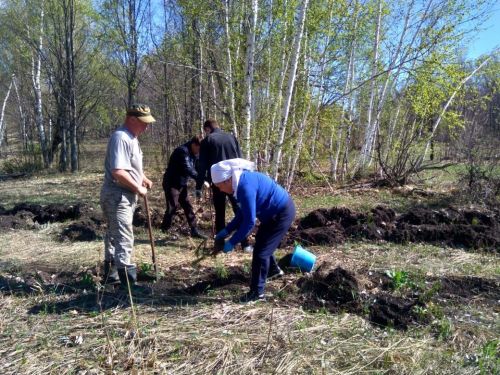 В Лениногорском районе состоялась Всероссийская акция «Сад памяти»