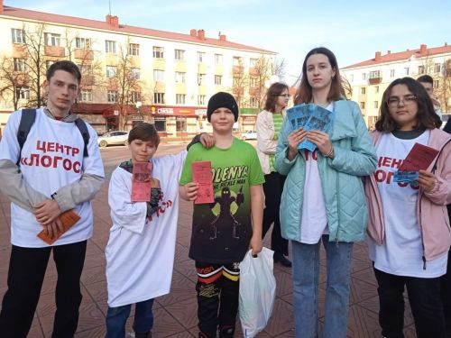 В Лениногорске волонтёры провели промо-акцию про ЗОЖ
