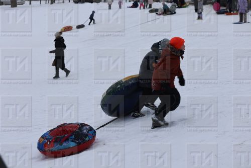 Девушка разбилась на тюбинге в Казани