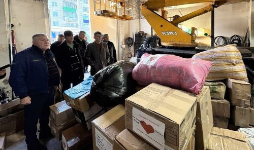 Из Лениногорска в зону СВО отправился очередной рейс с гуманитарным грузом