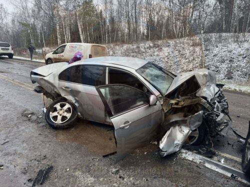 В Альметьевском районе произошло смертельное ДТП с участием 6 автомобилей