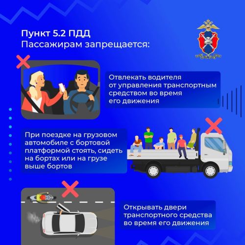 Обязанности пассажиров транспортных средств