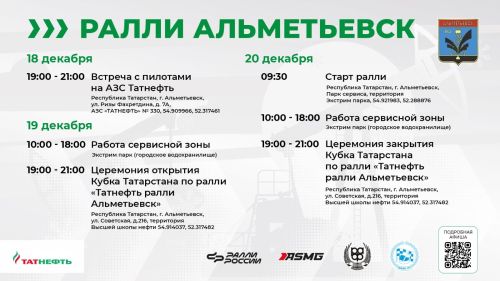 Кубок Татарстана по Ралли пройдет в Альметьевске