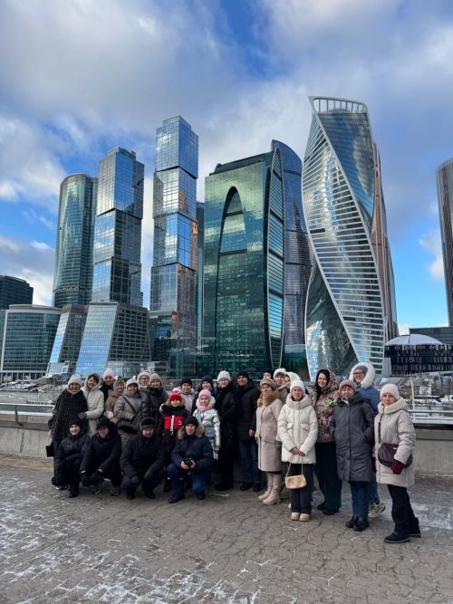 Лениногорские учителя побывали на экскурсии в зимней Москве
