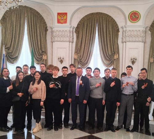 В Лениногорске прошёл Урок мужества с участием бойца СВО