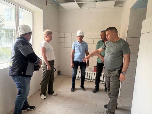 В Лениногорске полным ходом идут строительные работы на ключевых объектах