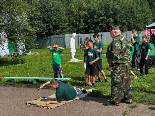 В Лениногорске в детском оздоровительном лагере прошли патриотические игры