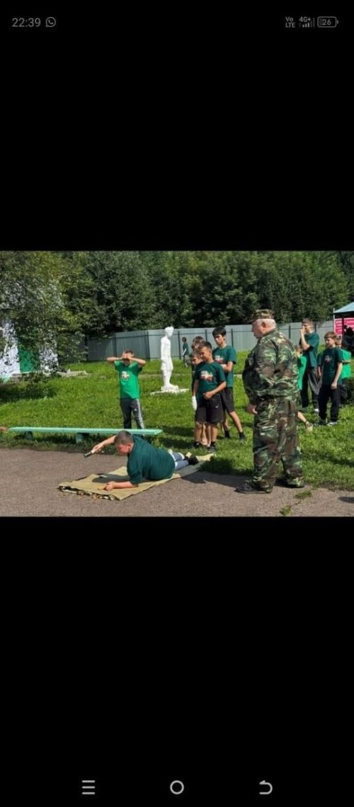 В Лениногорске в детском оздоровительном лагере прошли патриотические игры