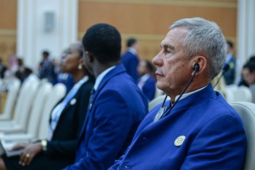 Раис Татарстана Рустам Минниханов в составе делегации России принимает участие в работе Конференции ООН