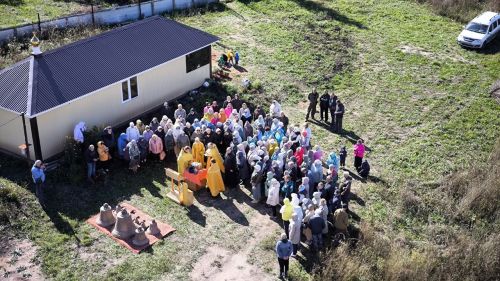 В Лениногорске освятили 8 колоколов для храма святителя Николая