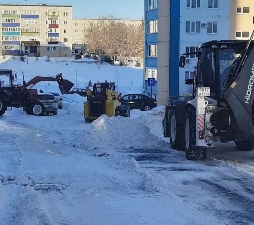 Как в Лениногорске организована уборка снега