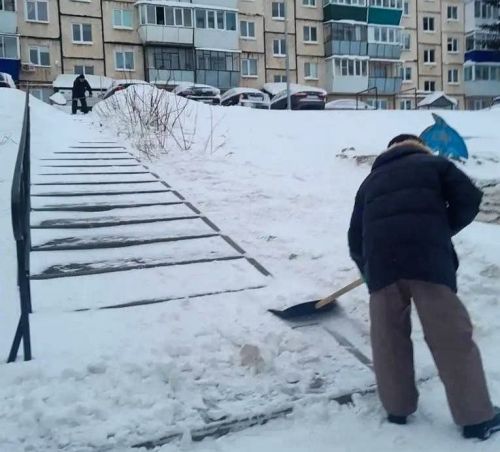 Как в Лениногорске организована уборка снега