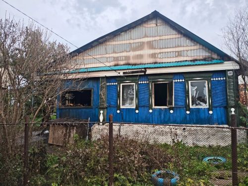 В Лениногорске в частном жилом доме произошел пожар