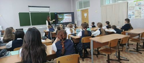 Школу № 6 Лениногорска посетили ветераны боевых действий