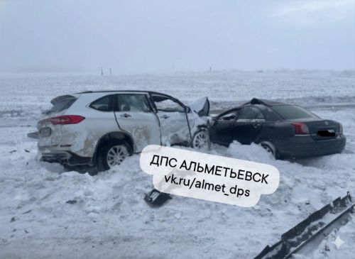 В Лениногорском районе зафиксировано массовое ДТП с участием ребенка